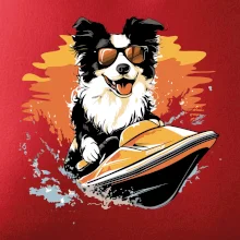 Border Kólia na vodnom skútri