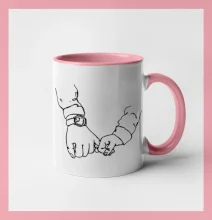 Otec a syn ruky obrys