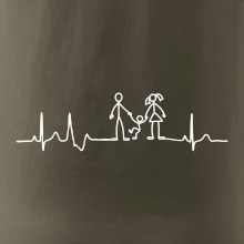 EKG rodina a jedno dieťa