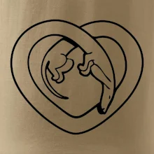 Jazvečík srdca - obrys