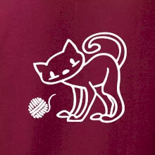 Mačka - Klbko - prsia