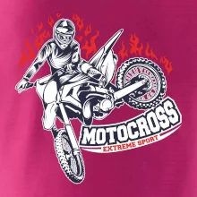 Motocross extreme sport fire