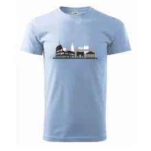 Rím silueta pamiatky Rím silueta pamiatky