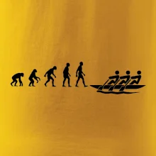 Evolúcia veslovanie 3 ľudia
