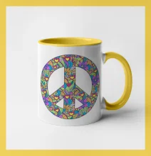 Peace symbol mandela