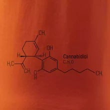 Molekulárna štruktúra CBD (Canabidiol)