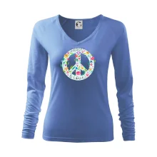 Peace and love symbol