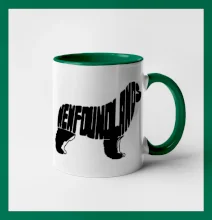 Novofundlandský pes - nápis v tele