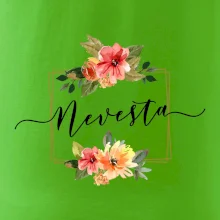 Nevesta štvorec oranžový