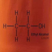 Molekulárna štruktúra Etanol