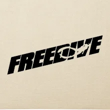 Freedive - nápis s potápačom