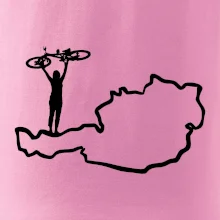 Cyklistka - Mapa Rakúska