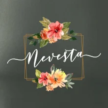 Nevesta štvorec oranžový