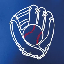 Baseballová rukavice minimalistická linka