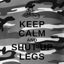 Keep calm and shut your legs