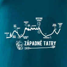 Profil kopca Západné Tatry Profil kopca Západné Tatry
