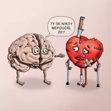 Mozog a srdce - poučenie (Hana-creative)