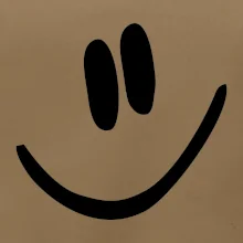 Emoji bez obrysu - usmev