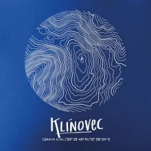 Klínovec - vrstevnice v kruhu