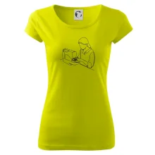 Krajčírka a šijací stroj jedným ťahom