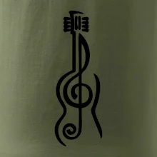 Husľový kľúč gitara Husľový kľúč gitara