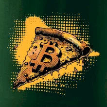 Bitcoin oranžová pizza Bitcoin oranžová pizza