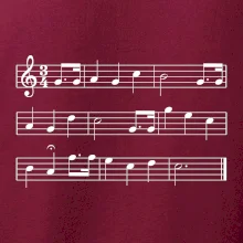 Veľa šťastia zdravia - noty