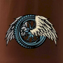 Moto koleso s krídlami