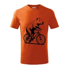 Kapybara na kole černá