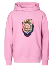 Hlava leva kreslená jednoduchá