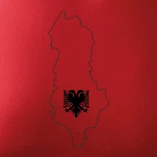 Albánsko obrys mapa Albánsko obrys mapa