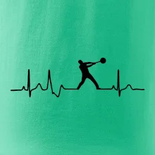 EKG hod kladivom muž