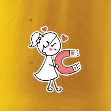 Párový motív - panáčik a magnet