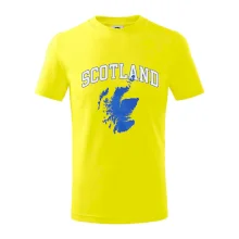 Scotland nápis s mapou