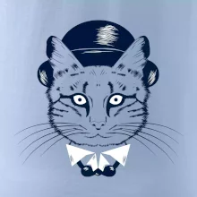 Mačka hipster s klobúkom