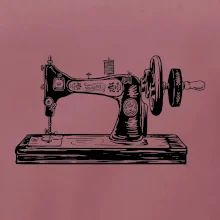 Šijací stroj - starý kreslený