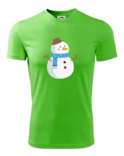 Snehuliak so šálom