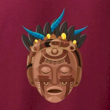 Mayová maska hnedá