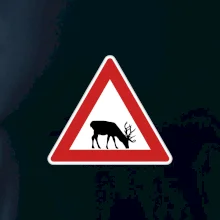 Dopravná značka - Pozor žreb