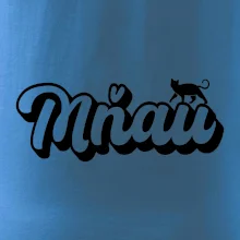 Mňau nápis