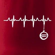 EKG Vianočná ozdoba