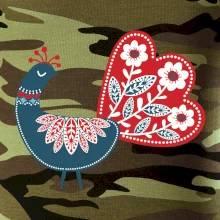 Folklór - páv modrý