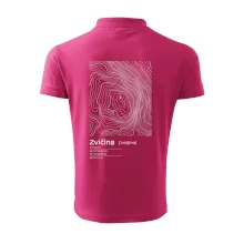 Zvičina - vrstevnice v obdĺžniku