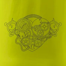 Steampunk srdce kreslené Steampunk srdce kreslené