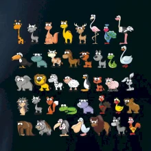 Tričko plné zvieratiek