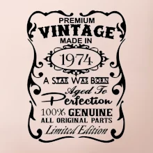 Vintage Etiketa - 1974