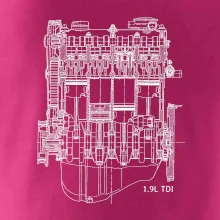 Motor Škoda/ VW 1.9L  TDI ze předu