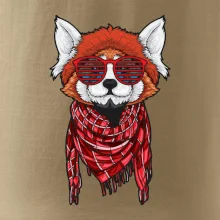 Červená panda hipster