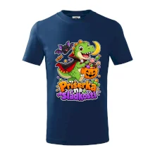 Príšerka na sladkosti - dinosaurus s tekvicou