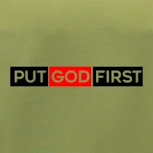 Put God first obdĺžnik
